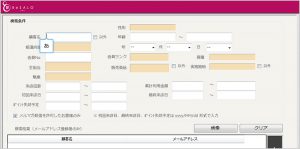 サロン向けPOSレジのステップメール検索画面